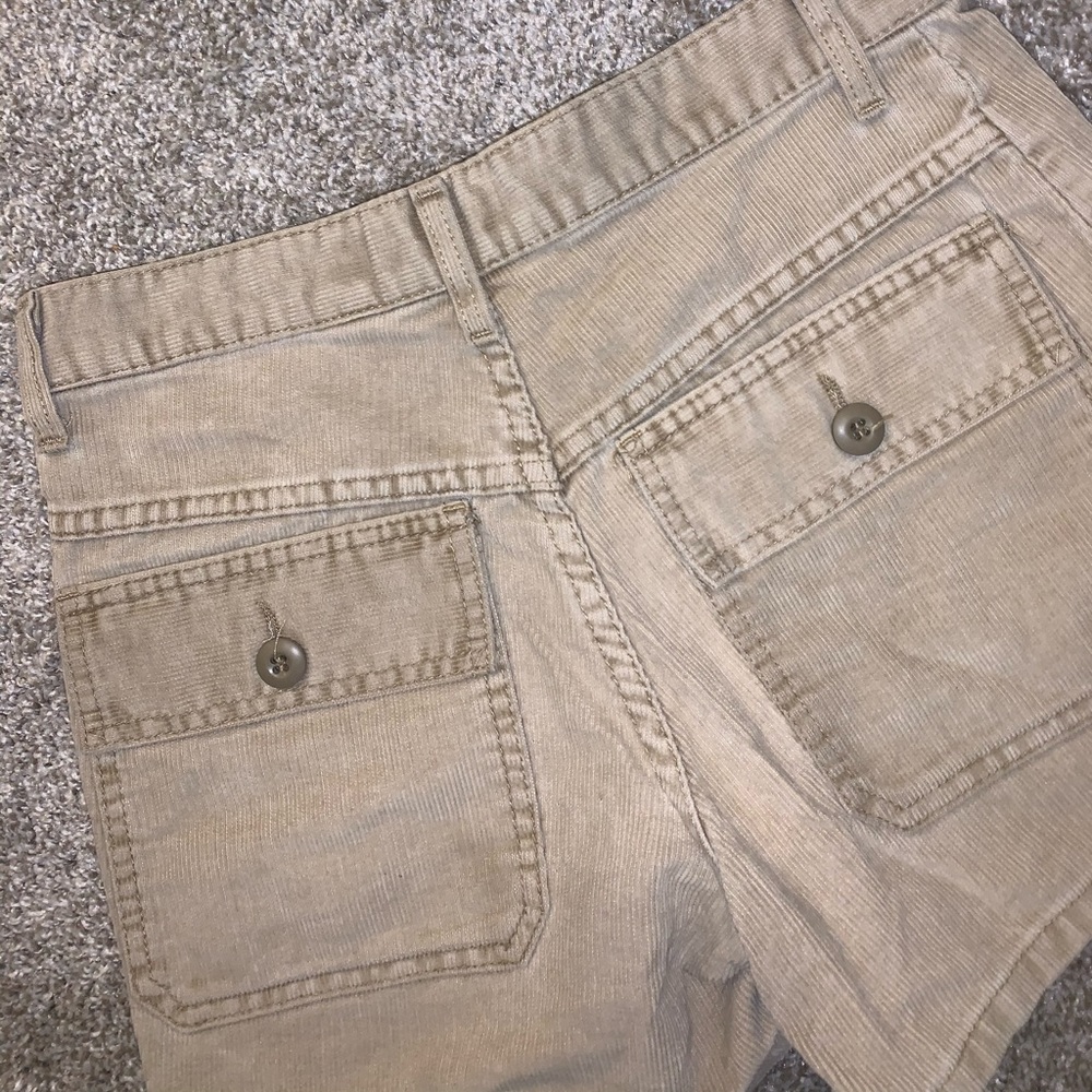Abercrombie & Fitch Tan Denim Shorts size 4 - Picture 6 of 6